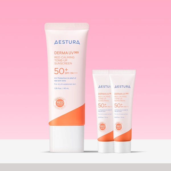 [싱글] 에스트라 더마UV365 레드진정톤업선크림 40ml SPF50+ / PA++++ x 1개