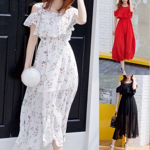 [클리어런스] 로렌스 비치웨어 롱 원피스 (교환환불 불가제품)