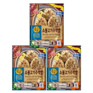 오뚜기 오즈키친 소불고기주먹밥 500g 3개