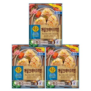 오뚜기 오즈키친 게살크래미주먹밥 500g 3개