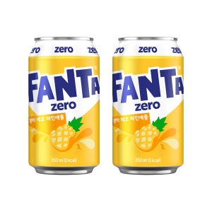 환타 파인애플 제로 CAN 350ml 24개