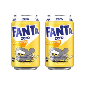 환타 파인애플 제로 CAN 350ml 24개