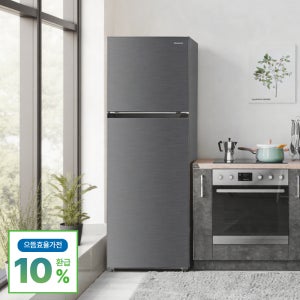 [으뜸효율] 캐리어 1등급 330L 메탈실버 2도어 일반냉장고 CRF-TN330SDV