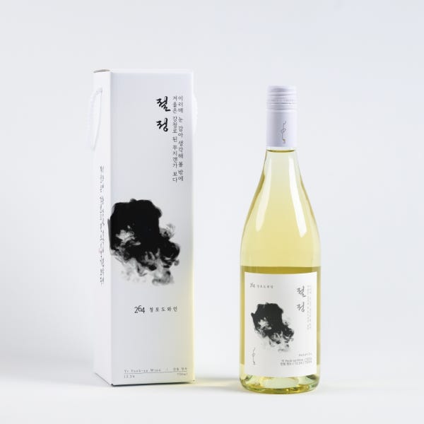 이육사와인 절정 13.5도 750ml 264청포도와인 청수 화이트(케이스포함)