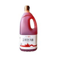 대한제분쿡스 고추맛기름 1.8L 고추기름