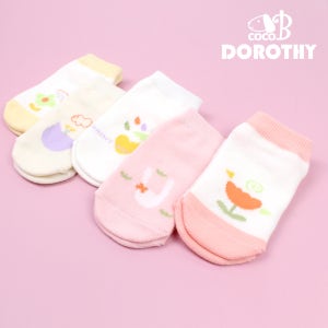 코코비도로시 쁘띠플로 유아 메쉬 망사 발목양말 세트