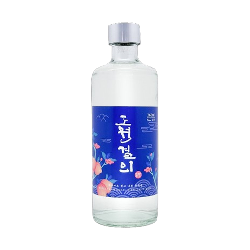 도원결의 25도 360ml 영덕주조 복숭아술 리큐르주