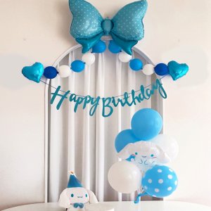 시나모롤풍선 생일파티용품 산리오 생일풍선 세트