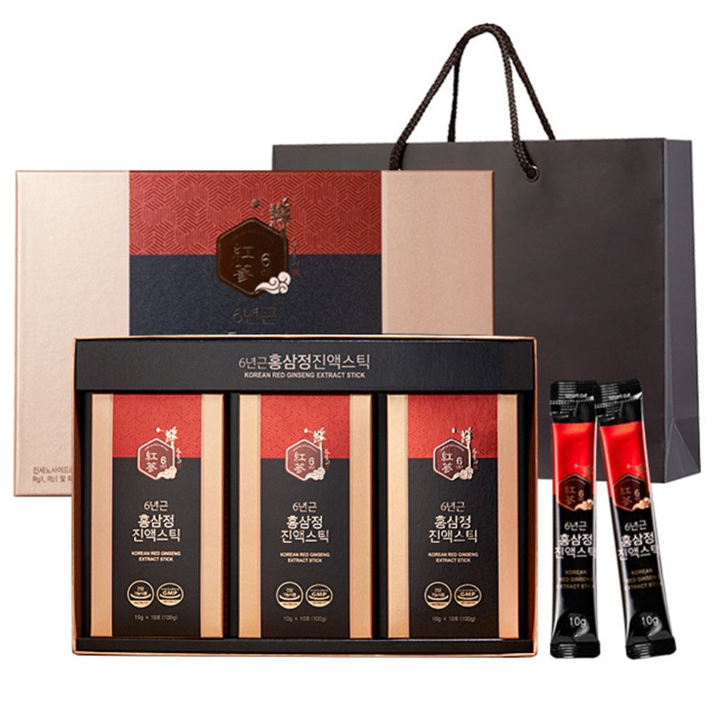<b>팜엔탑</b> 6년근 홍삼정 진액스틱 10g x 30포