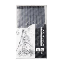 10 pcs/lot Waterproof Fineliner Sketch Art Marker Pen 0.05 0.1 0.2 0.3 0.4 0.5 Brush Tip Black Ink