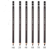 STAEDTLER 블랙로드 HB 2B 4B 6B 7B 8B 연필 6 개/몫