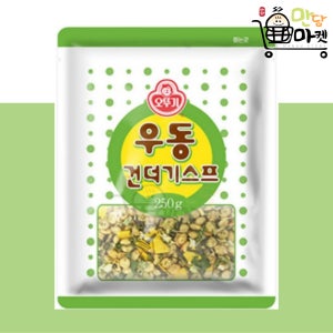 오뚜기 우동 건더기 스프 250g 후레이크 튀김 고명 캠핑 유부
