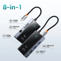 Baseus 8in1 USB C Hub SD TF 카드 리더기