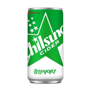 [중앙몰] 칠성 사이다 210ml 30캔 탄산 음료수 캔음료