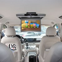 SUV 카니발 캠핑카 천장형 모니터 TV 차박 캠핑 고화질 여행 유아시청용 자가설치 선명한TV