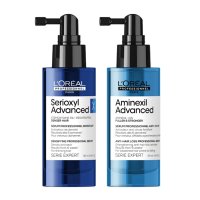 로레알 세리옥실 가는 모발용 스칼프 어드밴스드 덴서 세럼 90ml 신제품 스프레이 타입 LOreal Serioxyl Advanced thinnin