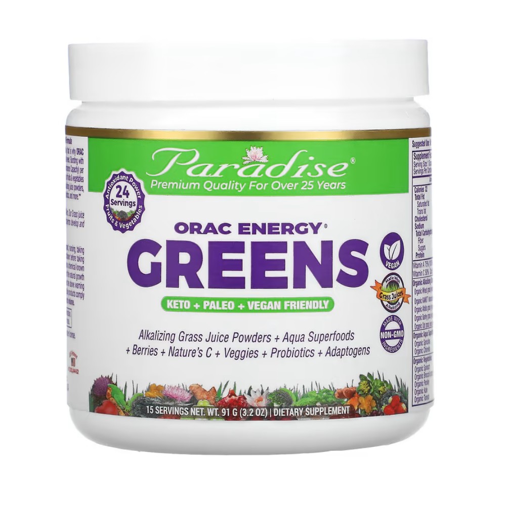 파라다이스 허브 <b>그린스</b> ORAC Energy Greens 91g