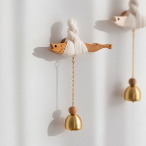 액막이 도어벨 명태풍경 체리원목 자석 현관종 집들이 이사 선물 마켓유니버스