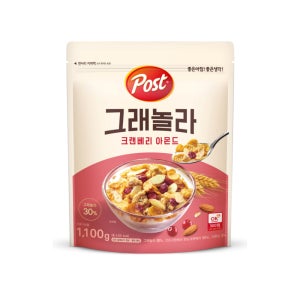 포스트 그래놀라 크랜베리아몬드 1.1kg 대용량 시리얼