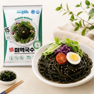 참미역국수 6개(180g×6개,비빔+메밀소스)