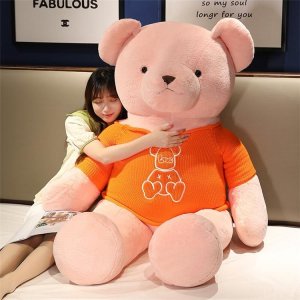 대형곰인형 초대형 큰 핑크 테디베어 곰 안고자는 인형 160cm