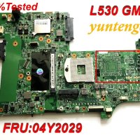 레노버 씽크패드 L530 마더보드 DDR3 FRU 04Y2029 테스트 완료 커넥터