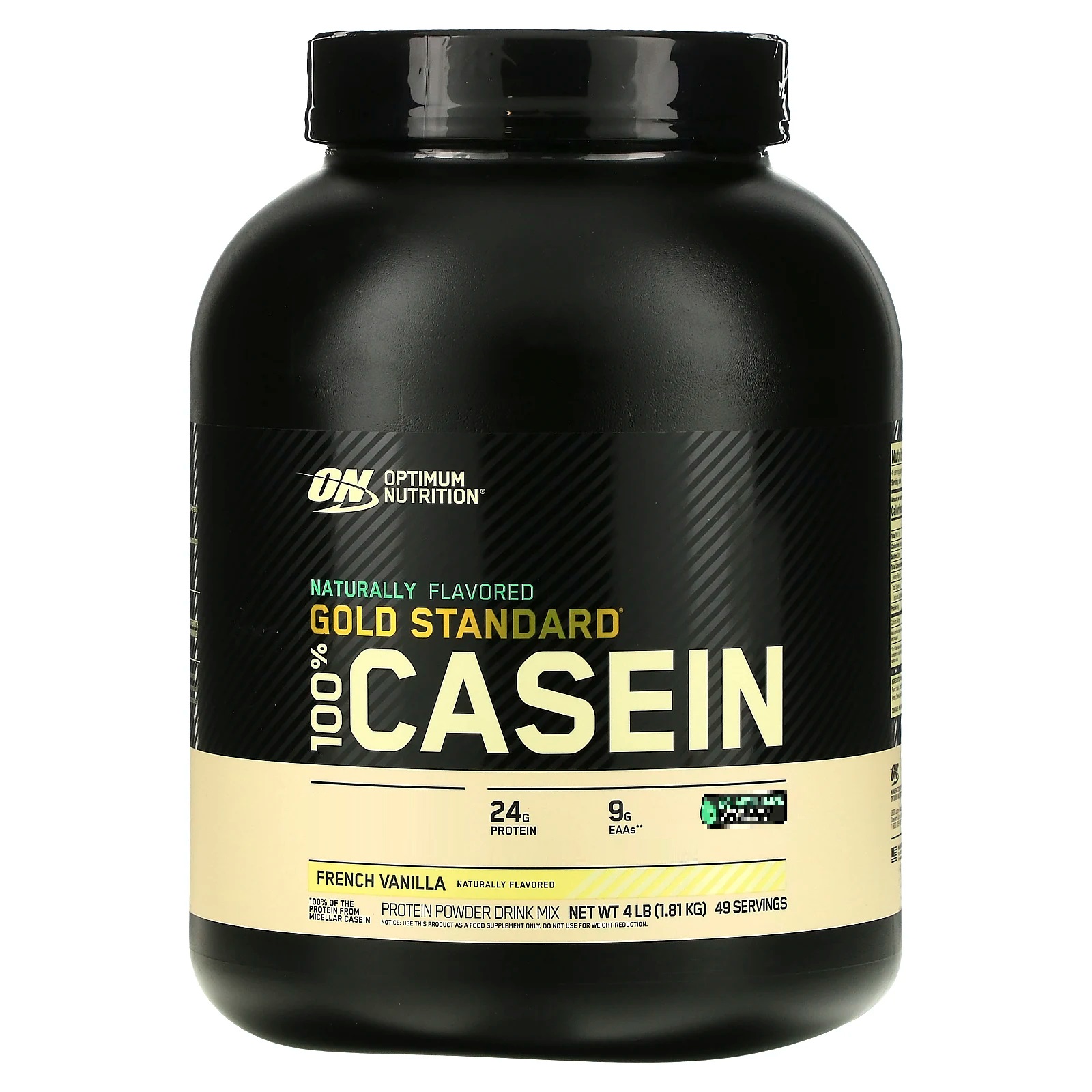 옵티멈 뉴트리션 Gold Standard 100% Casein <b>프렌치 바닐라</b> 1.81kg