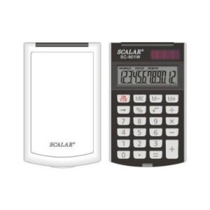 (SCALAR)스칼라 계산기 SC-901W 12자리 수첩식 소형 폴더형