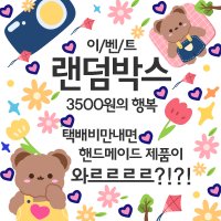 랜덤박스 05 만물상 100일기념 산리오 헤어브러쉬 빗거울세트 부토니에 핑거톡 티코스터 컵받침 냄비받침