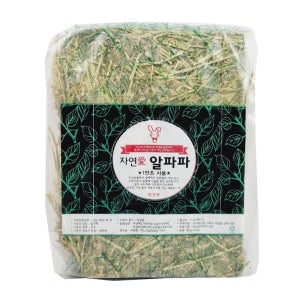 토끼 건초 자연애 압축 알파파 3kg 토끼 기니피그 자연 먹이 사료