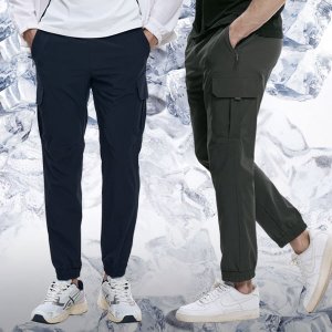 1+1 남성 작업복 카고 바지 조거팬츠 봄 여름 스판 남자 (PL3OP1LP063M)