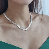 실버925 이태리체인 스네이크 뱀줄 목걸이 twosunjewelry 투썬주얼리