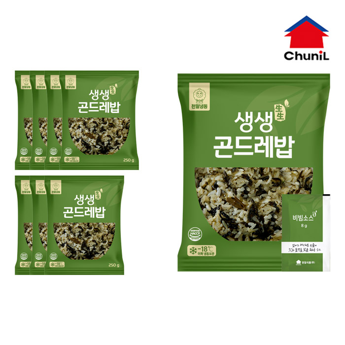 Chunil Gondre Namul-bap (Thistle Greens Rice) 258g x 8 Units