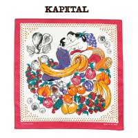 KAPITAL 캐피탈 컬러 반다나 (과일 봄화) 3컬러 23SS