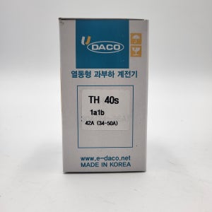 국산 열동형 과부하계전기 TH 40s 42A (34~50A) 대륙 DACO
