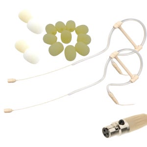 헤드 미니 3p 살색 2세트 스펀지 귀고리 AKG 호환 이어 무선 마이크