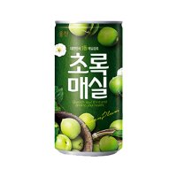 [중앙몰] 웅진 초록매실 180ml 30캔 음료수 캔음료