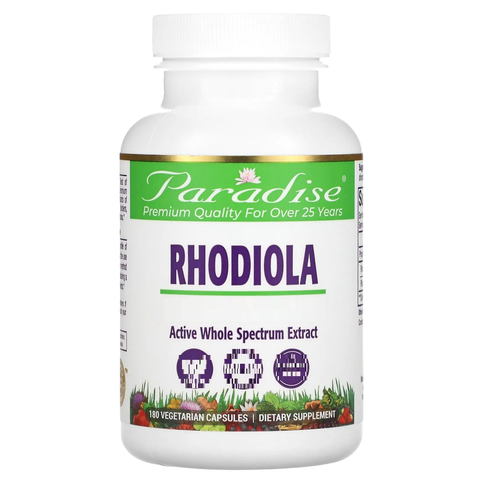 파라다이스 허브 <b>Rhodiola</b> 180베지캡슐