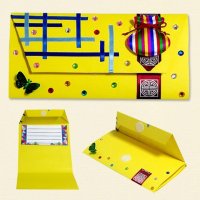 DIY 만들기 복주머니 복돈 봉투 종이접기 놀이 학교 수업 미술 재료
