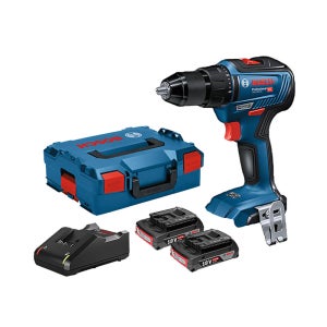 보쉬 충전 전동드릴 GSR 18V-55 충전 드라이버 세트 18V 2.0Ah