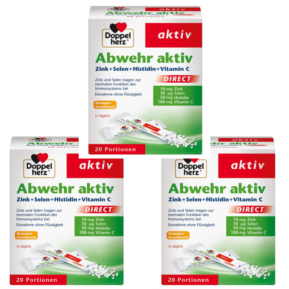 <b>도펠헤르츠 종합</b>비타민 20캡슐 3팩 아연 셀레늄 및 비타민C 면역