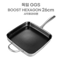 사각 후라이팬 후라이펜 네모 후라이팬 인덕션 사각팬 독일 GGS 부스트헥사곤 26cm