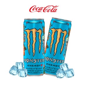 몬스터 에너지 드링크 망고로코 355ml 24캔 에너지음료 캔음료 탄산