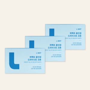 엘모트 퍼펙트 올인원 건조기 드라이시트 30매입x3Box