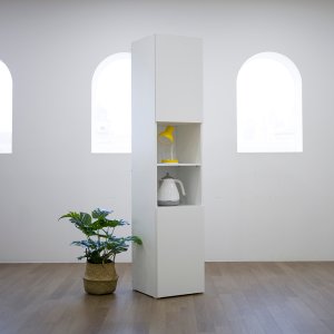 이투스 슬림 키큰장 H1910 오픈 도어장 틈새수납장 다용도거실장 책장수납장 선반 그릇장
