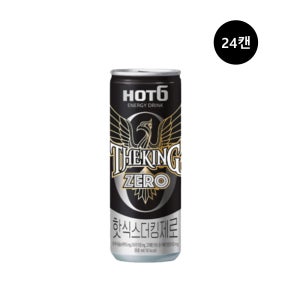 롯데칠성음료 핫식스 더킹제로 355ml 24캔 에너지음료 캔음료 탄산