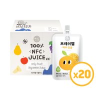 파파아이 100% NFC 착즙 프레쉬벨 제주 감귤 100ml 20팩