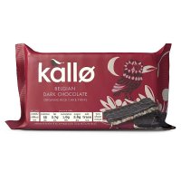 Kallo 칼로 벨기에 다크 초콜릿 라이스 케이크 뻥튀기 90g 8팩