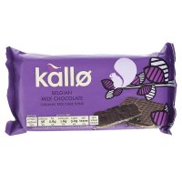 Kallo 칼로 벨지안 밀크 초콜릿 라이스 케이크 뻥튀기 90g 4팩