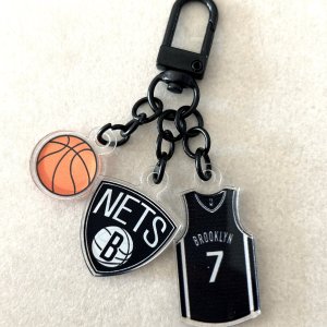 Brooklyn Nets Durant 브루클린 네츠 듀란트 홈 유니폼 농구 키링